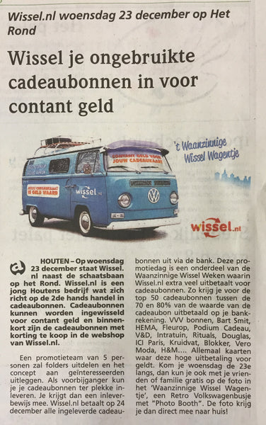 Aankondiging van onze promotie dag